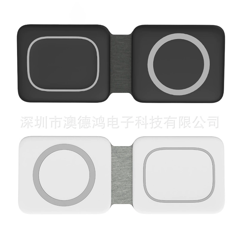 Зарядное устройство для Xiaomi, Apple, складное, совместимо с телефоном, 2-в-1, быстрая зарядка 15Вт