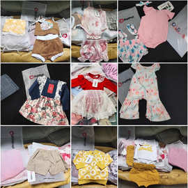 新Patpat外贸品牌混搭风格儿童服装库存可爱风精品四季款尾货批发