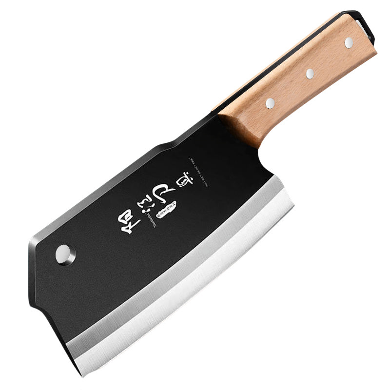 Cuchillo de corte ultrarrápido de doble uso cuchillo de cocina viejo cuchillo de cocina afilado hogar corte de carne comercial de acero de alto carbono sin