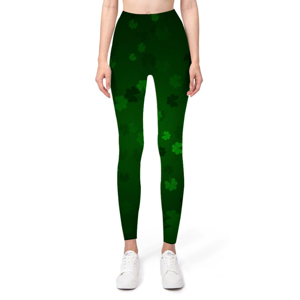 Йога-одежда, корректирующие лосины, (торговля через границу), 3D, slim fit, обтягивает