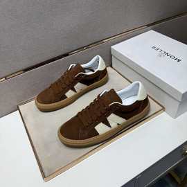 四季外贸气垫男鞋牛皮男士休闲系带网红耐磨外单舒适厚底潮流透气