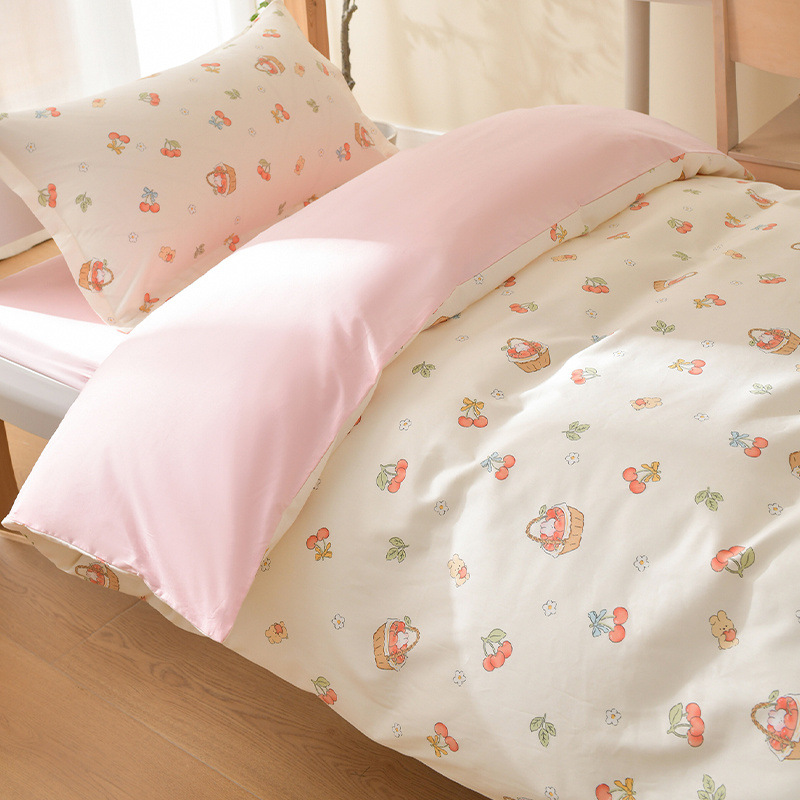 2026 Trending Hot-Selling College Student Dormitory Bedding Set, Pure Cotton Single Bed Duvet Cover, Six-Piece Set