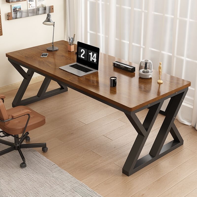 Computer desk for desktop use in bedroom, eco-friendly home desk, student study desk, simple modern double gaming desk, office desk Computer desk for desktop use in bedroom, eco-friendly home desk, student study desk, simple modern double gaming desk, office desk