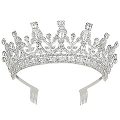 跨境女王奢華滿鑽大皇冠 新娘頭飾結婚頭箍 影樓舞會派對髮飾頭冠