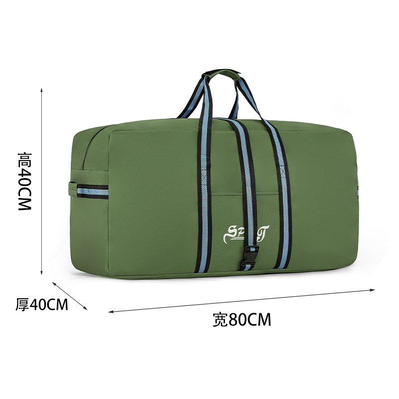 Bolsa de maleta plegable de gran capacidad de alojamiento de estudiantes ropa de cama Oxford tela bolsa de viaje