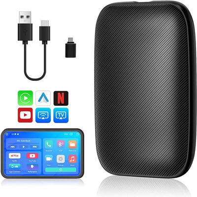Wireless carplay Adapter Wireless Android Auto Wired to Wireless Car Navigation carplay Adapter (Simsiz CarPlay və Android Auto) - usb-type-mirror-screen-projection