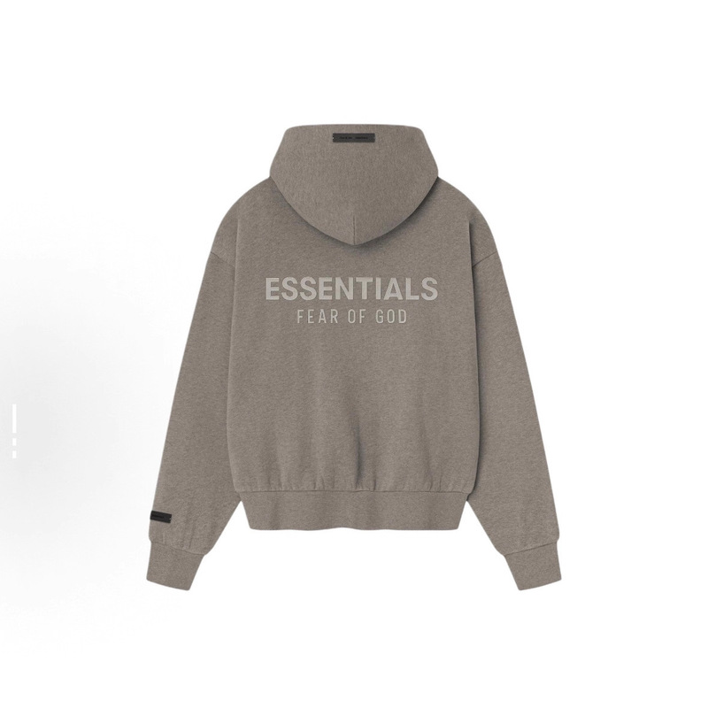 25Ss Essentials American High Street Fashion Brand Metal Laminated Autumn and Winter Velvet Zipper Jacket Sweatshirt for Men and Women