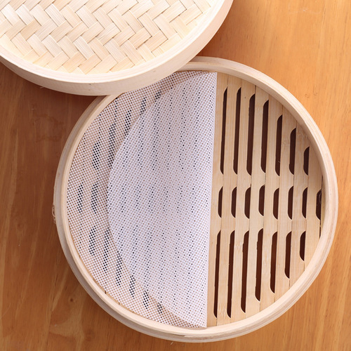 Round thickened silicone steamer mat, coarse grain steamed buns, dumplings steamer mat, steamed buns steamer drawer cloth, kitchen tools