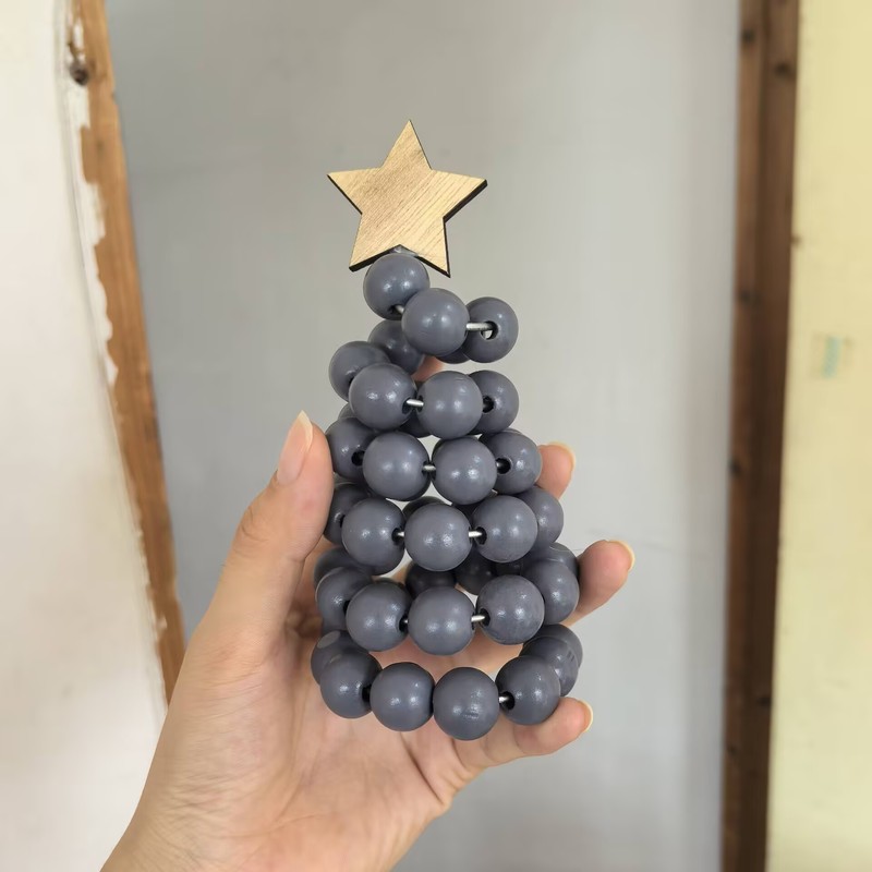 圣诞节装饰圣诞装饰品 创意北欧ins木质圣诞树桌面小摆件摆设装饰|undefined