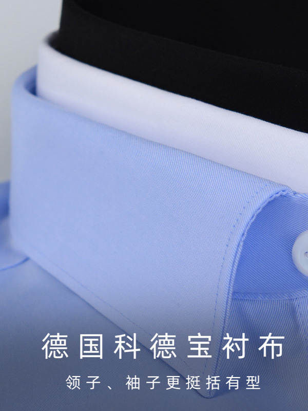 140 3-Strand High-End Cotton DP listo para usar no planchar camisa de manga corta de los hombres de negocios de verano camisa blanca de los hombres