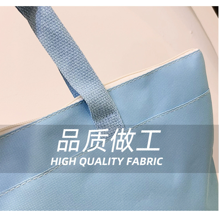 The new Spring 2024 Stardelo minimalist cartoon large-capacity student handbag, study materials and tutorial bag undefined