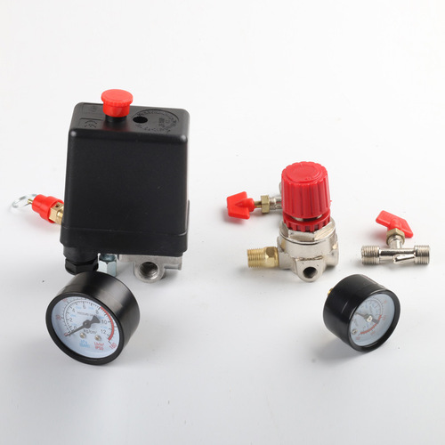 Factory direct sales three-hole four-hole pressure regulating valve assembly air compressor pressure switch assembly accessories air pump automatic switch
