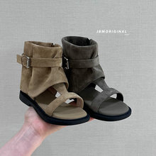 JBM�ļ���ͯ�ߎ��_�R��Ь�n��ɭϵŮ�д�ͯ¶ֺ��ЬƤ���ۏ͹�ѥ