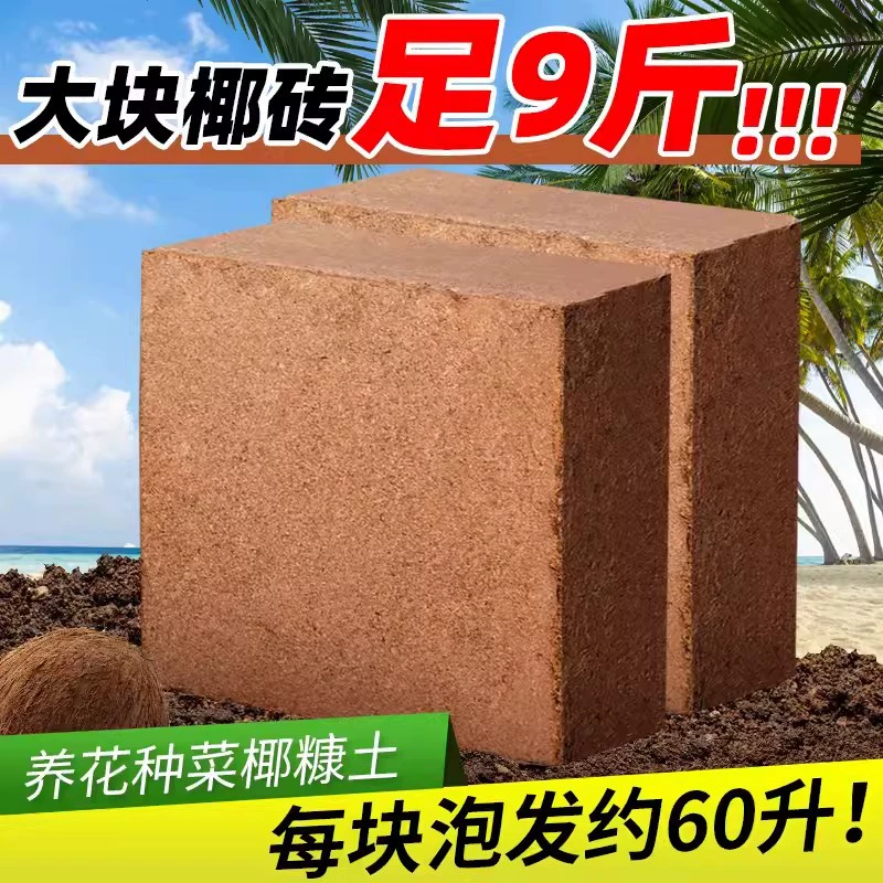 Кокосовый кирпич общего назначения питательная почва для выращивания в горшках