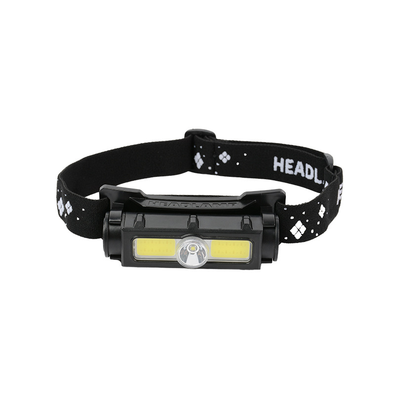 Luz de trabajo de imán de faro COB transfronterizo luz de emergencia LED multifuncional luz blanca luz roja luz de advertencia luz de pesca nocturna para acampar