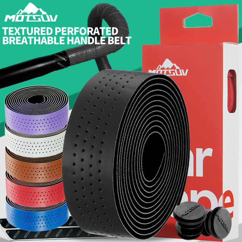 Self-propelled road handrail with bent handle wrapping EVA non-slip breathable comfortable bicycle wrapping strapping riding accessories