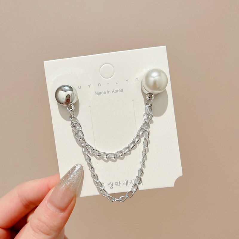 Pantalones, pantalones, artefacto anti-trapeador, pantalones anchos, mangas cortas, hebilla de succión magnética fija, decoración de botones de ajuste sin perforaciones