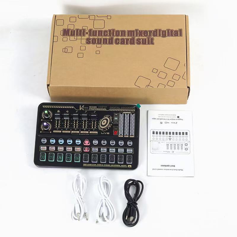 Micrófono BM800 con tarjeta de sonido V8S | Set completo para grabación, streaming y podcast