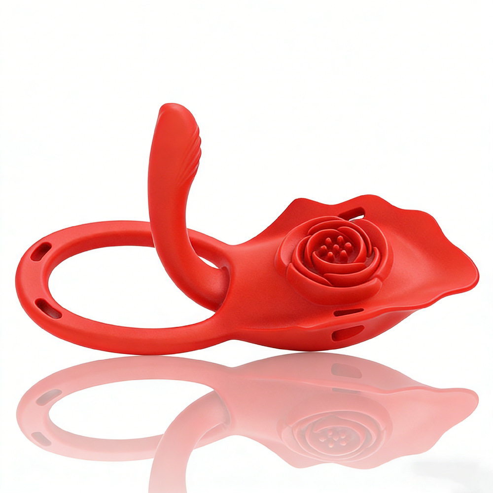 Women's Wearable Vibrating Egg With Rose-shaped Panties, Dual APP Remote Control, Strong_voghion.com