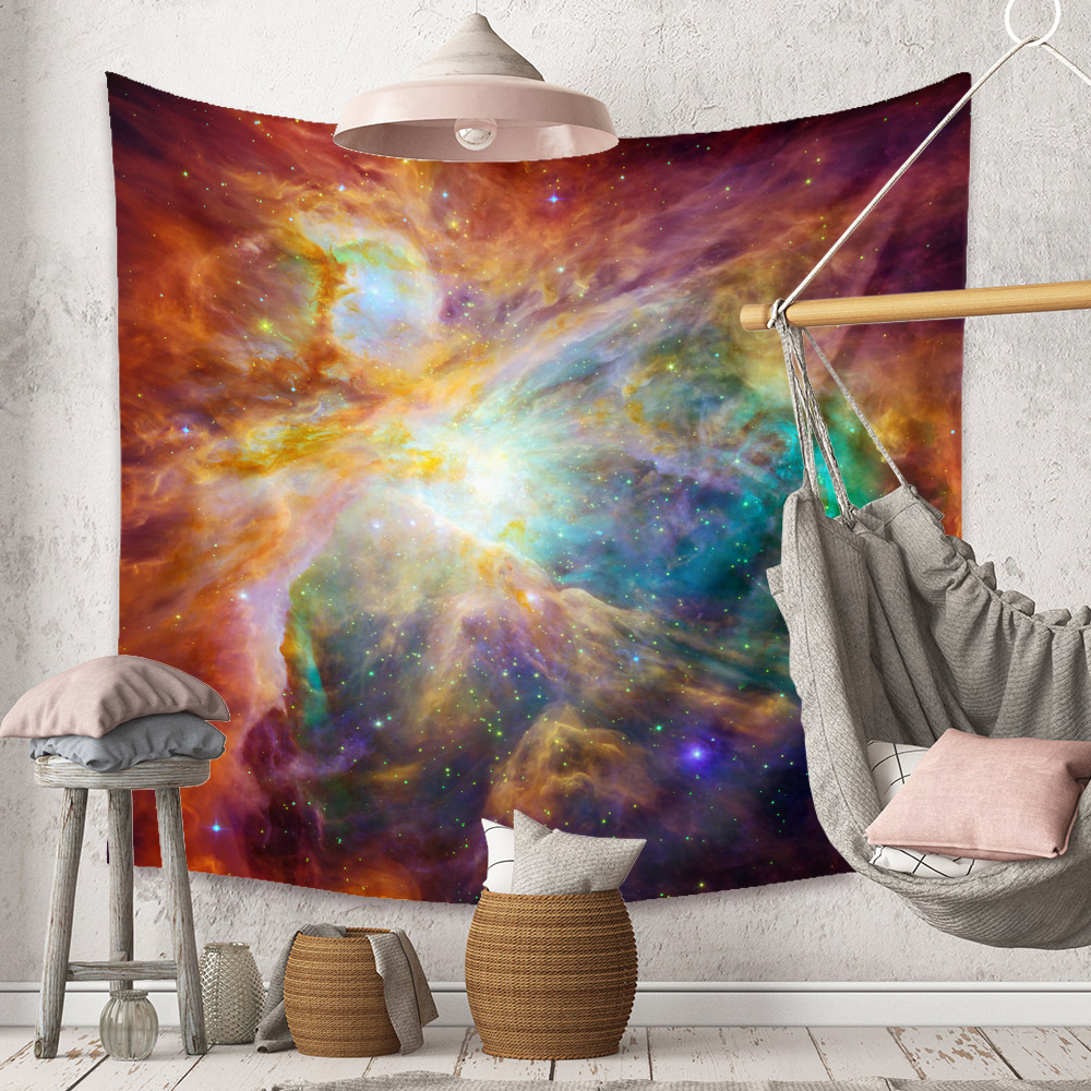 Fashion Universe Painting Wall Decoration Cloth Tapestry Wholesale Nihaojewelry display picture 110