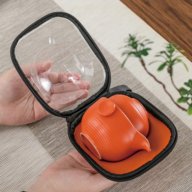 Stoneware Quick Cup Japanese-style Ceramic Portable Bag Outdoor Home…