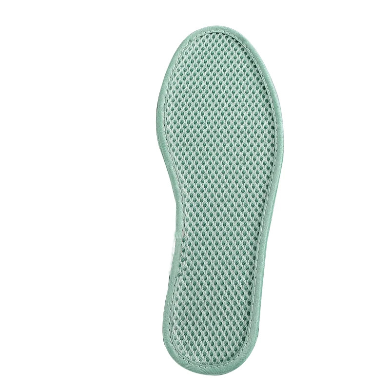 Plantillas para hombres absorben el sudor, antiolor, plantillas de malla transpirables, plantillas de algodón cómodas, plantillas de zapatos deportivos de verano suaves, no cansadas