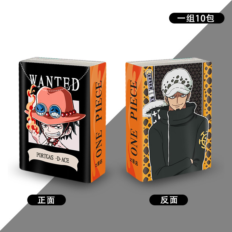 Luffy Solon Esgio Bana Beauty Di Esrow Animation Peripheral Hand Tissue Handkerchief Paper Wholesale