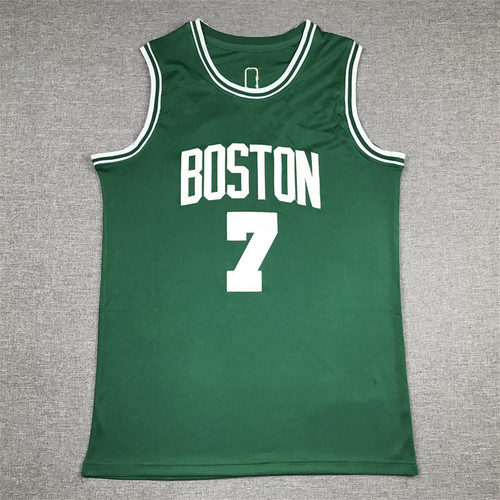 Cross-border jersey men's summer cross-border Celtics 0 Tatum 7 Brown embroidered basketball uniform vest shorts uniform