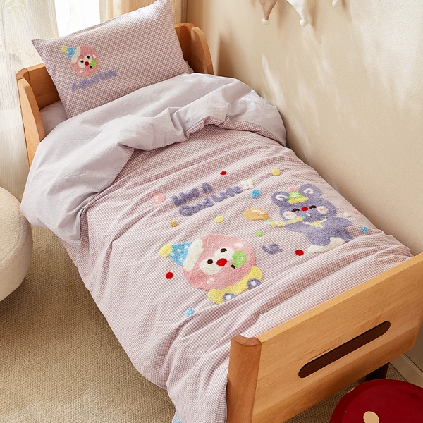 Summer six-piece silk cotton core set (three-piece set + quilt 1 catties + cushion core + pillow core) - Bubble