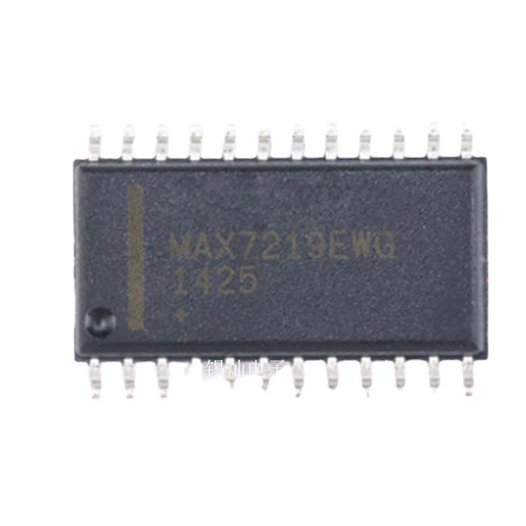New original patch Max7219EWG+T SOIC-24 LED driver 8-Digit SPI interface IC