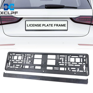 Cross-Border Hot Selling Plastic European Standard License Plate Frame Plastic European Standard License Plate Frame European License Plate Frame License Plate Frame Auto Accessories