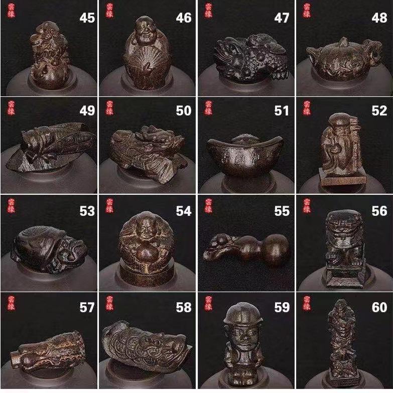 沉香木木质摆件印度沙沉木皮黑木雕手把件把玩件工艺文玩厂家批发