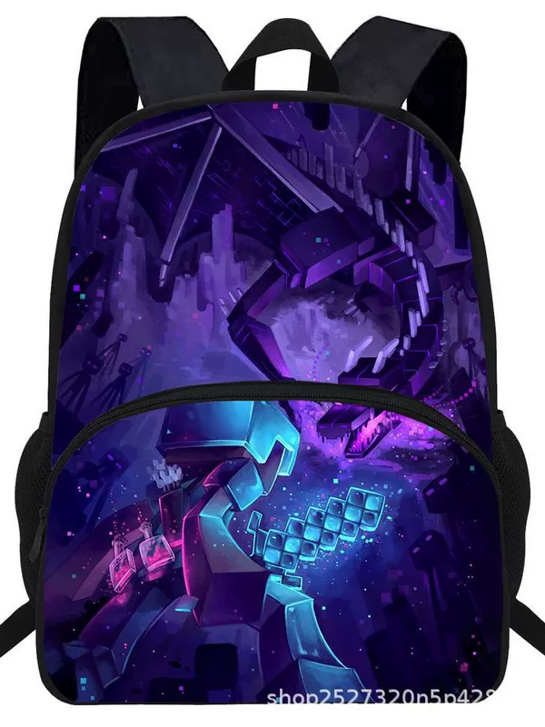 Лучшие продажи кросс-бордер Minecraft поддерживает доставку JIT AliExpress детские печатные школьные сумки