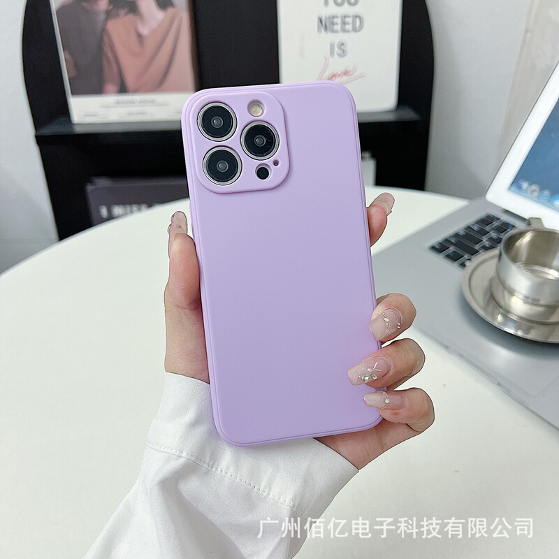 アップル16proストレートルービックキューブ精孔携帯ケースネット赤ins風TPU転倒防止純色15保護カバー|undefined