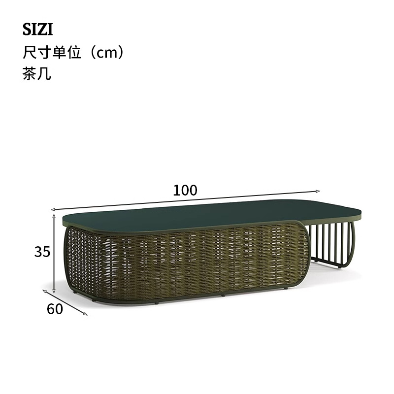 Combinación de sofá al aire libre patio al aire libre villa al aire libre sala de estar hotel famoso hotel club de ocio terraza sofá de caña