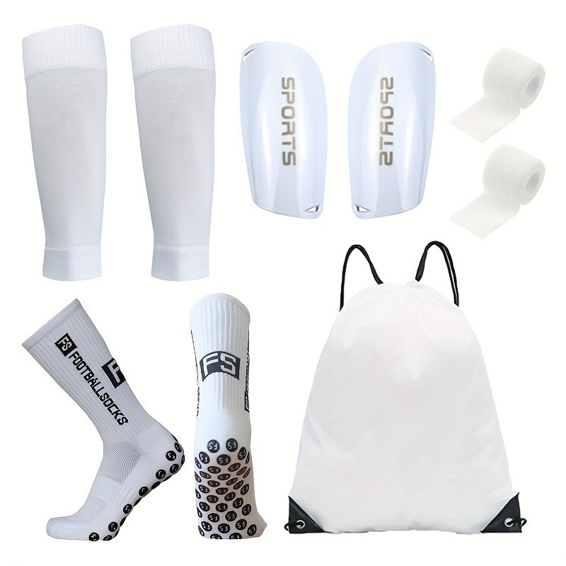 Temu Cross-Border Best-Selling Football Sock Set Fs Professional Thickened Towel Bottom Amazon Shein Leg Sleeves Protective Bandage