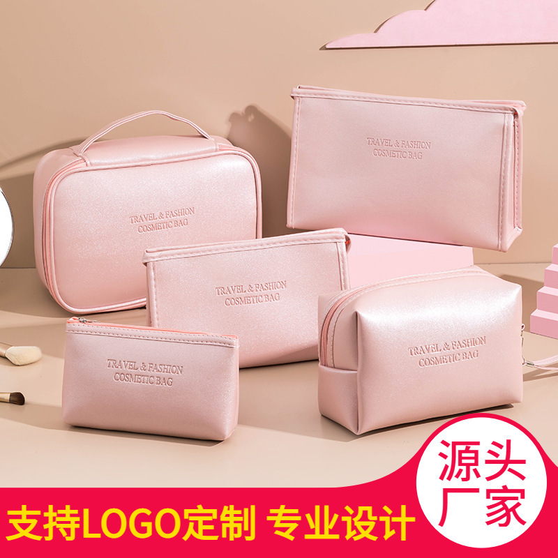 Factory direct new cosmetic bag women's portable high-level large-capacity waterproof cosmetic storage bag wash bag Factory direct new cosmetic bag women's portable high-level large-capacity waterproof cosmetic storage bag wash bag