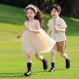 拉拉队表演小学生夏季园服