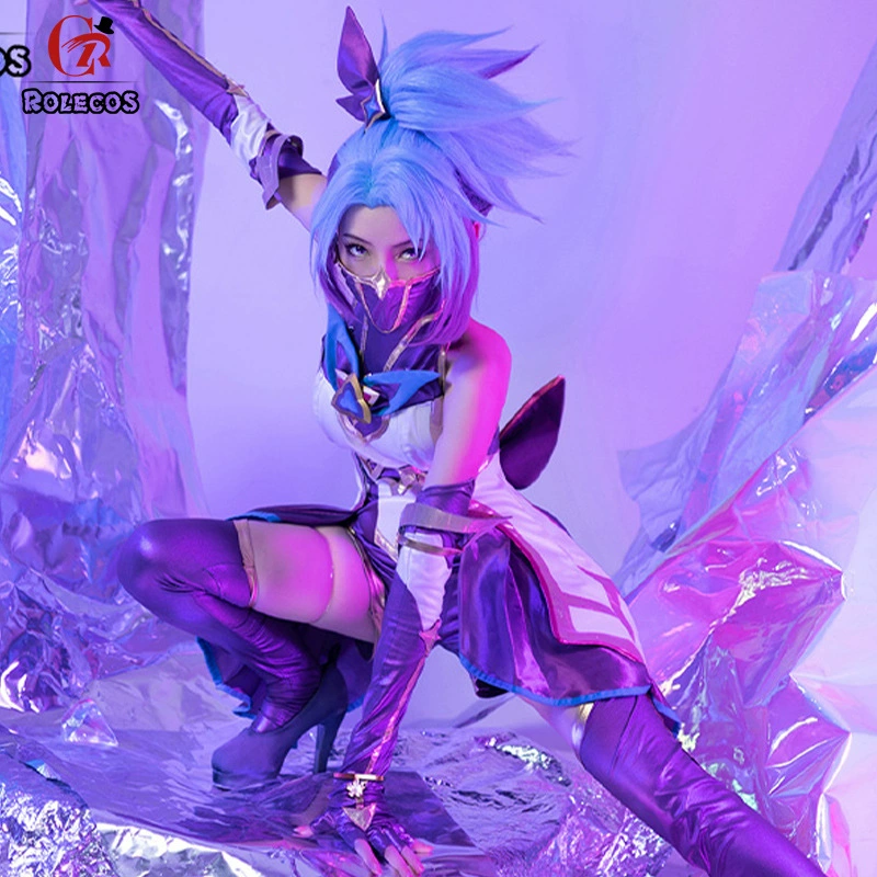 League of Legends (LOL) Star Guardian Акали, косплей-костюм Kasabalinni, комплект