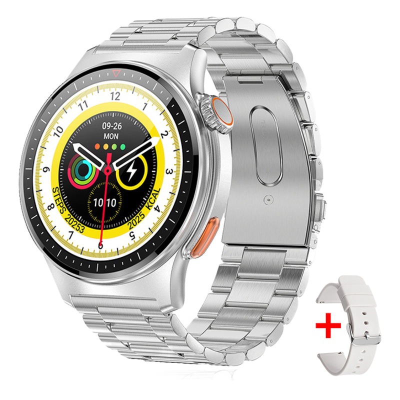 QW49 impermeable reloj inteligente ECG + PPG1.39 pulgadas pantalla Bluetooth llamada reloj Correa codificador