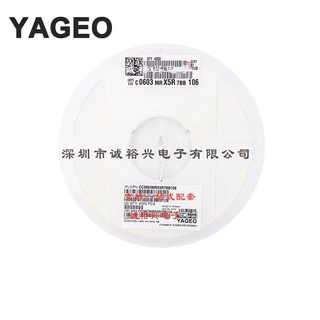 国巨贴片电容CC0603MRX5R7BB106 0603X5R106M16V 10UF
