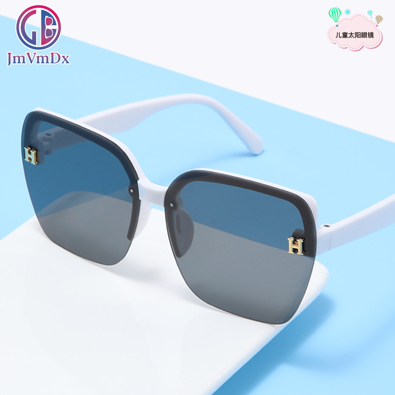 Children's sunglasses trendy girls boys party anti-UV fashion baby glasses square frame cute girls sunglasses