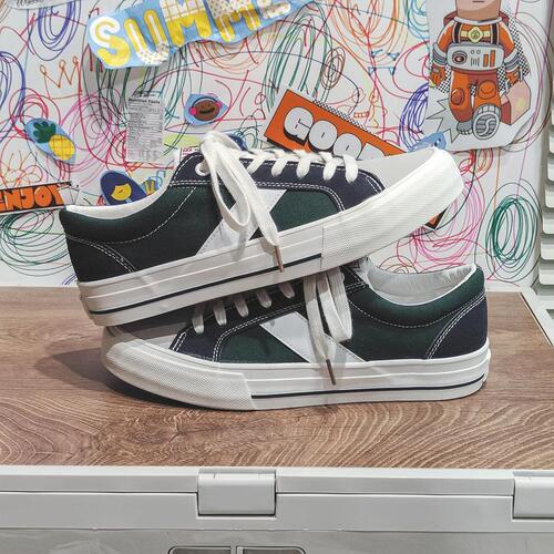Autumn retro couple board shoes new breathable canvas shoes men's trendy casual shoes men's skate shoes for men
