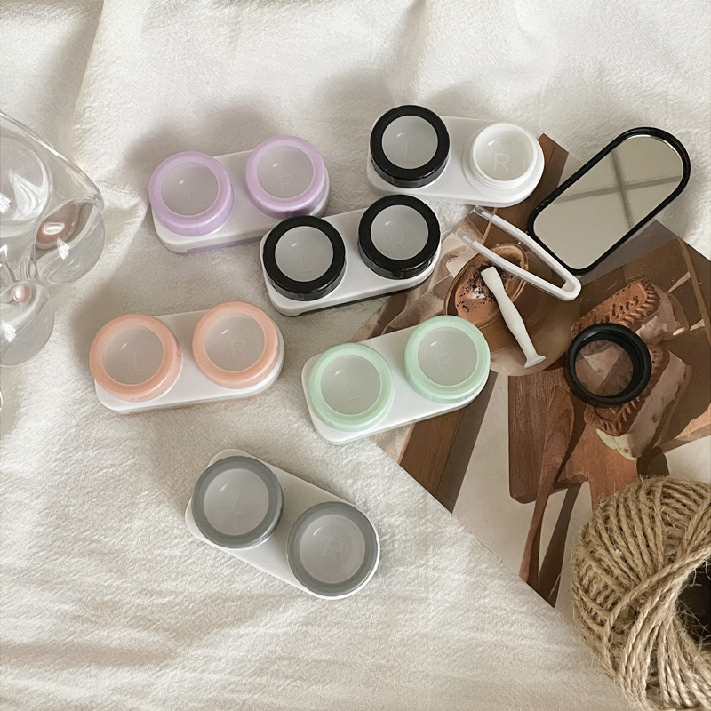 (Special Offer) Contact Lens Case Companion Box Care Box for Colored Lenses Retro Integrated Drawer Type As9901 (Special Offer) Contact Lens Case Companion Box Care Box for Colored Lenses Retro Integrated Drawer Type As9901
