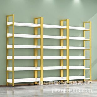 Стальная и деревянная стойка гостиная многослойная посадочная бутика Show Shelf Simple Simple Simple Book Sweet Product Shipe Rack