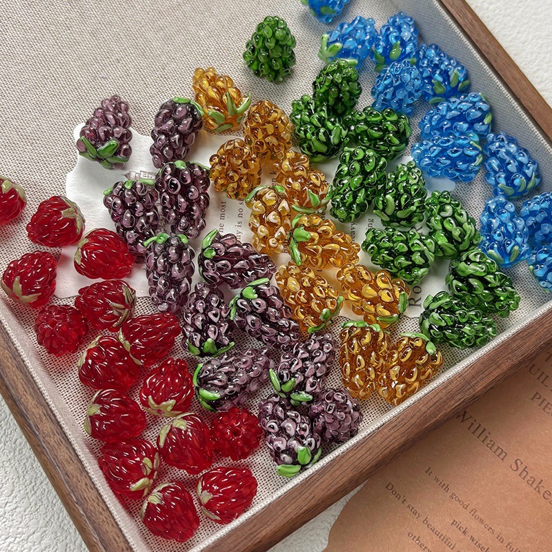5g Weight Beads Jewelry Making Type 1 Piece Glass Glass Grape DIY Ornament Accessories Beads
