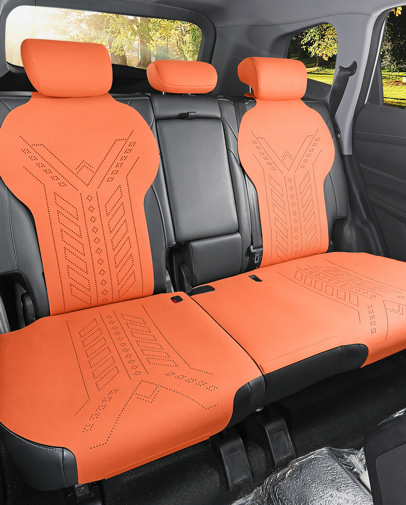 26 Models of Chery Tiggo 8 Car Seat Covers, Suede Leather, Universal for All Seasons, Semi-Enclosed Seat Cushions, Breathable Saddle Pad Seat Covers