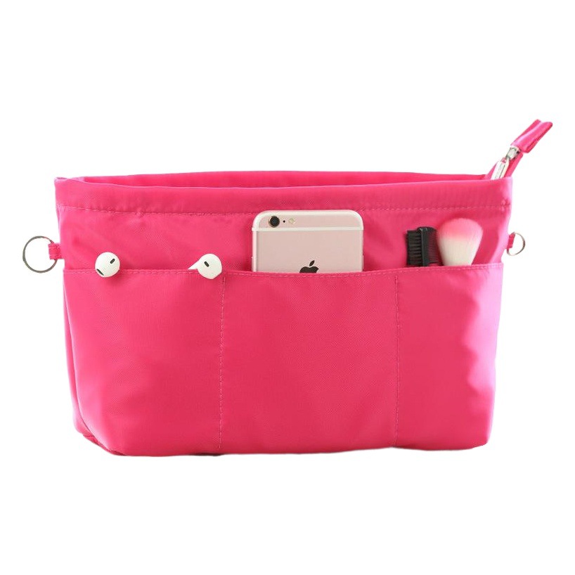 Red tadpole tela de nylon impermeable bolsa de cosméticos bolsa de almacenamiento bolsa de organización marca de las mujeres bolsa de forro bolsa interior bolsa de organización bolsa interior