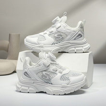 正品SNOOPY史努比童鞋学生小白鞋夏季单网透气运动跑鞋超轻中小童