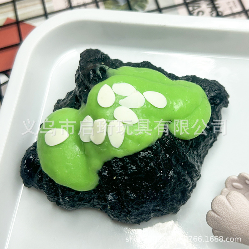 減圧食品グレードのシリコーンピンチシミュレーション食品おもちゃパンおもちゃスローリバウンドペンダントセメント感触爆発|undefined